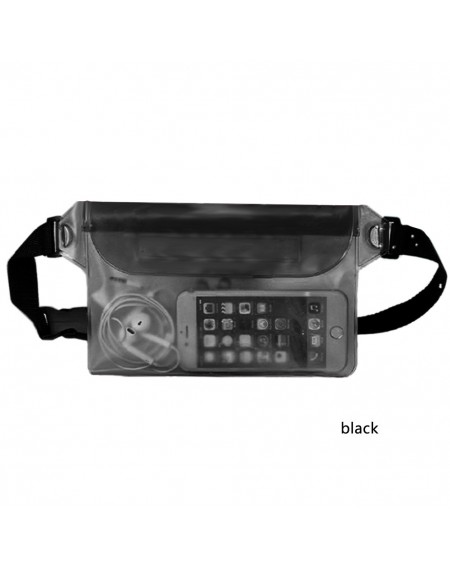 Waterproof dry bag Pouch Bag Waterproof Case with Waist Strap for Beach Swimming Boating Kayaking
