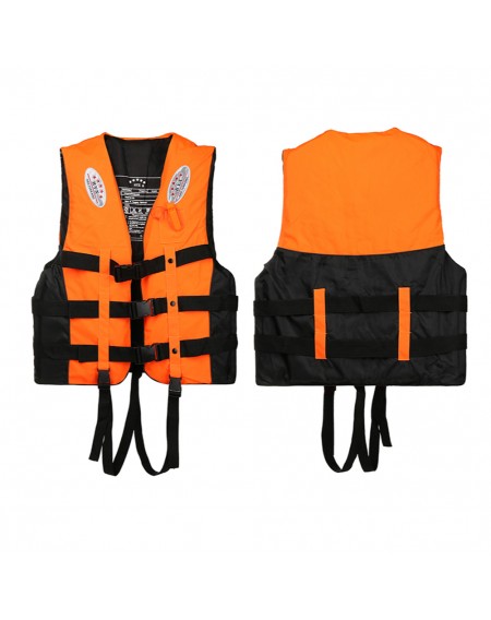 Adults Kids Life Jacket Swimming Fishing Floating Kayak Buoyancy Aid Vest With Whistle Suit For Drowning Floods
