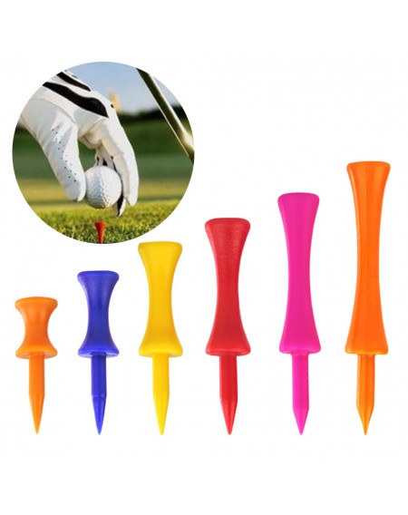 5 Pcs Plastic Graduated Golf Tees Height Control Wheel Shape Ball Nail 20mm Diameter