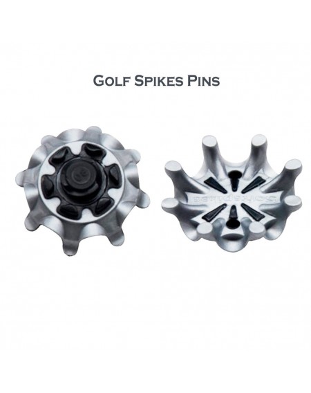 Golf Shoe Spikes Fast Spiral Golf Shoe Nails Grey-black Replacement Portable Shoe Nails