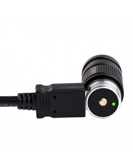Mini EDC Torch 1.52Inch CA18-3X LED 220 Lumens Flashlight 10180 Li-ion USB Rechargeable Battery IPX8 Waterproof