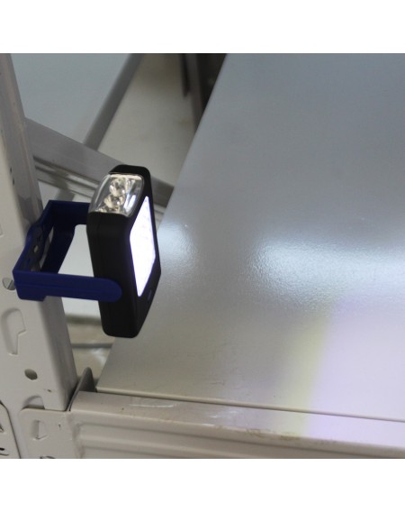 LED Flashlight Magnetic  light Work Light 360 Degree Stand Hanging Torch