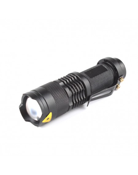 High quality Hard light lantern Torch light mini LED Flashlight Zoomable Penlight