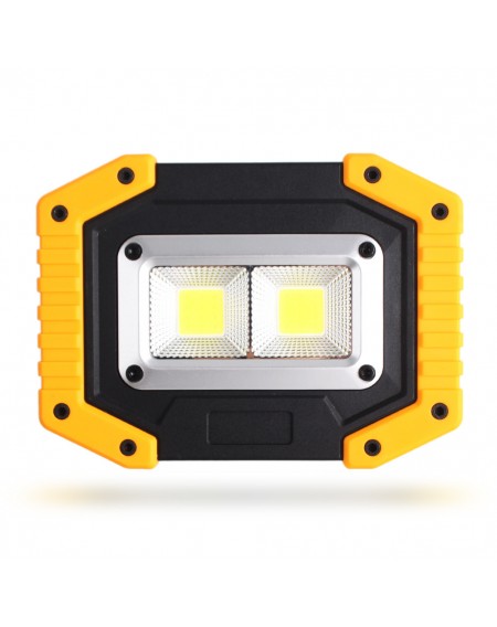 30W LED Work Light Cordless Floodlight COB Emergency Security Lights With USB Port Use For Garage Camping Fishing