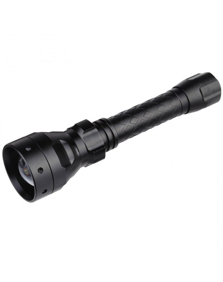 Zoomable 850nm 10W T50 IR Infrared Night Vision Flashlight Hunting Torch Waterproof 18650