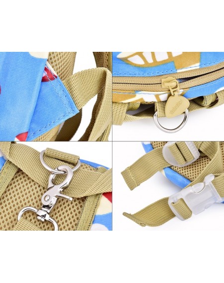 9' Safety Harness Toddler Kids Backpack with Rein Strap - Plane