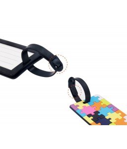 3 Pieces PVC Travel ID Name Label Luggage Tags