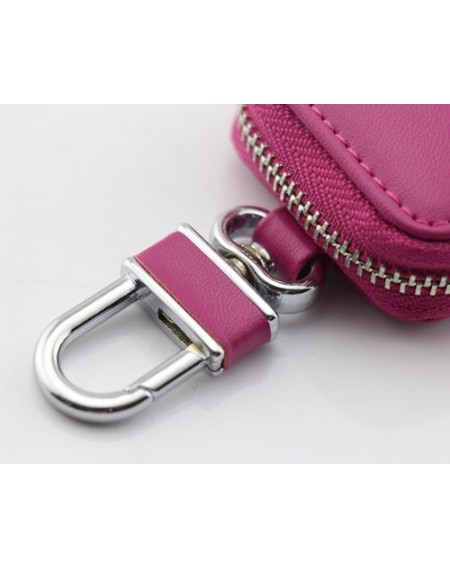 Zipper Leather Car Key Chains