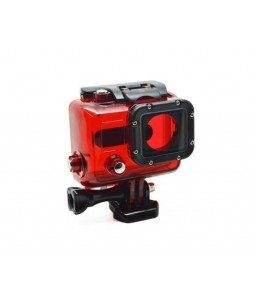GoPro Waterproof Replacement Housing for Hero 3/ 3+/ 4 Camera - Red