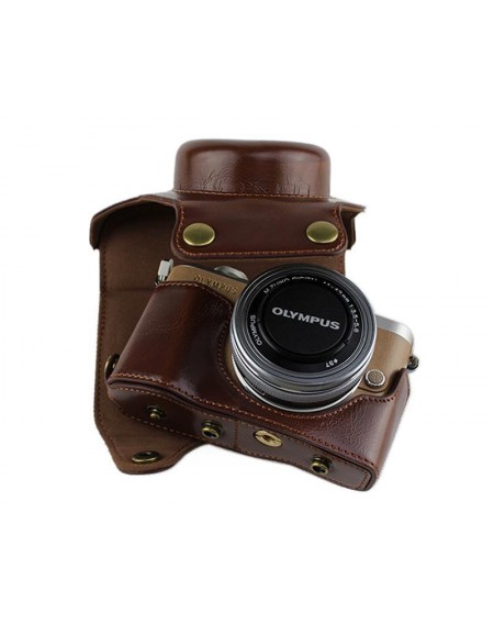 Premium Series Olympus E-PL9 Camera Leather Case