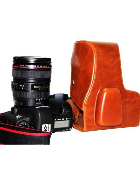 Retro Canon EOS 6D Camera Leather Case