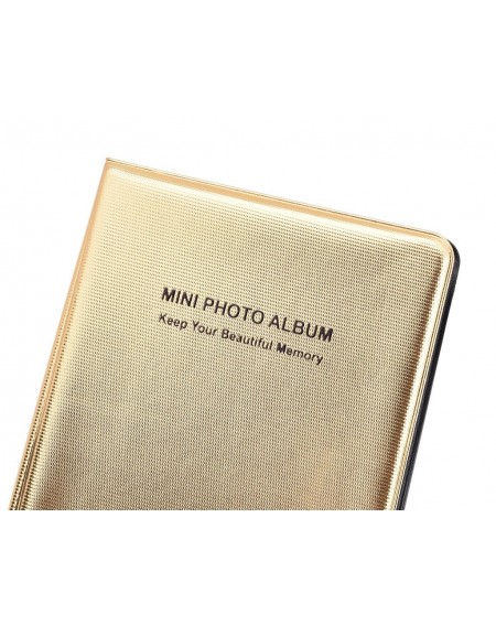 Mini Book Style Photo Album for Fujifilm Instax Mini Films - Gold