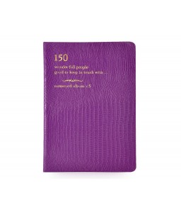 Luxury Card Holder Photo Album for Fujifilm Instax Mini Films - Purple
